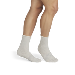 Men’s Roll-Top Merino Blend Gripper House Sock