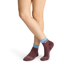 Women's Merino Wool Blend Hiking Quarter Sock 3-Pack