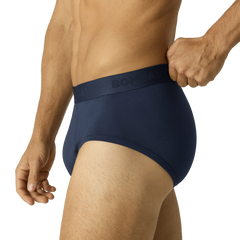 Men's Cotton Modal Blend Flyless Brief
