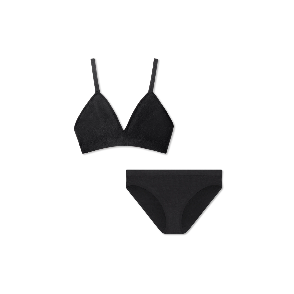 Women's Seamless Triangle Bralette + Bikini Pack