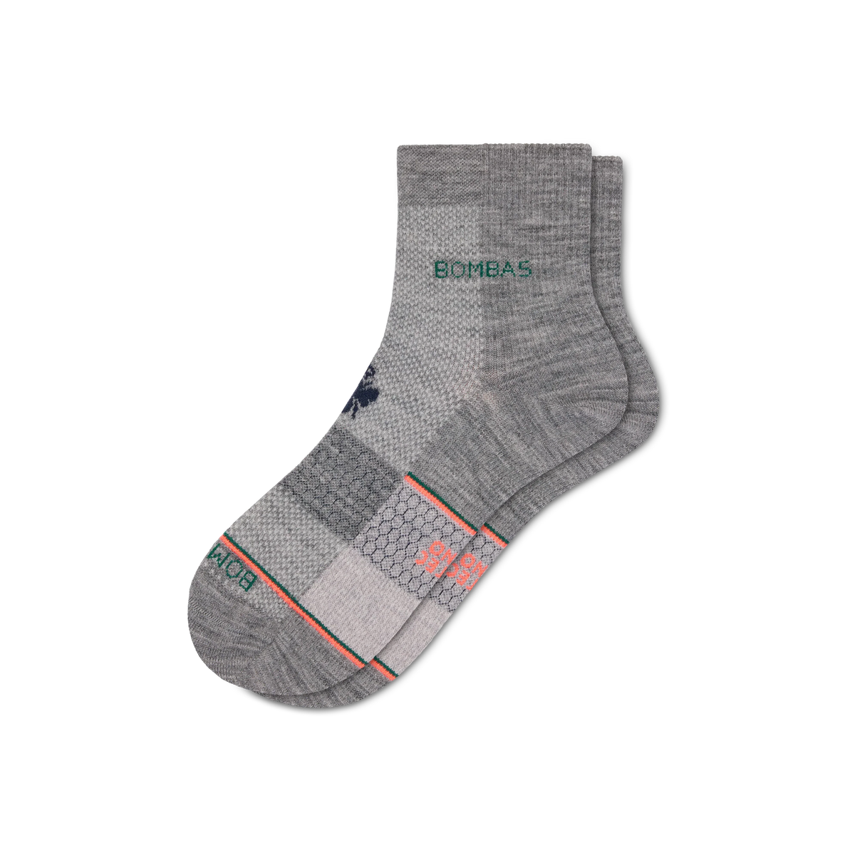 Men's UltraLite Sport Merino Wool Blend Quarter Socks