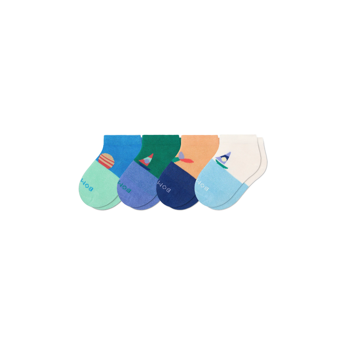 Toddler Lightweight Ankle Sock 4-Pack