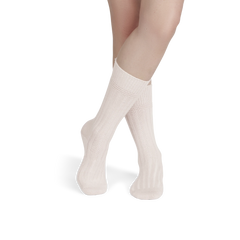 Women's Merino Cashmere Blend Rib Calf Sock 3-Pack