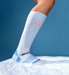 Men's Mid-Cushion Merino Wool Blend Ski & Snowboard Sock 2-Pack