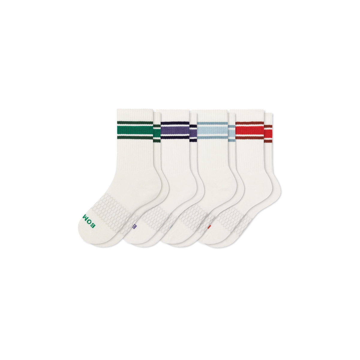 Youth Vintage Stripes Calf Sock 4-Pack