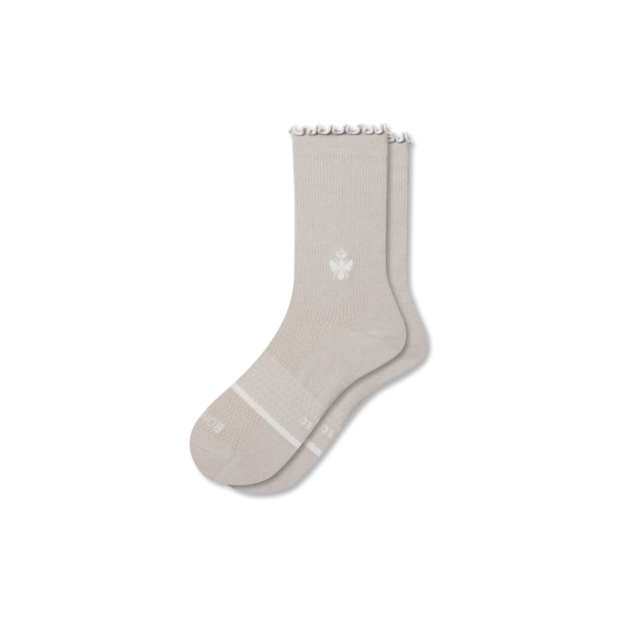 Women’s Ruffle Sport Half Calf Socks