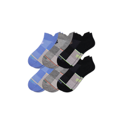 Men's UltraLite Sport Merino Wool Blend Ankle Sock 6-Pack