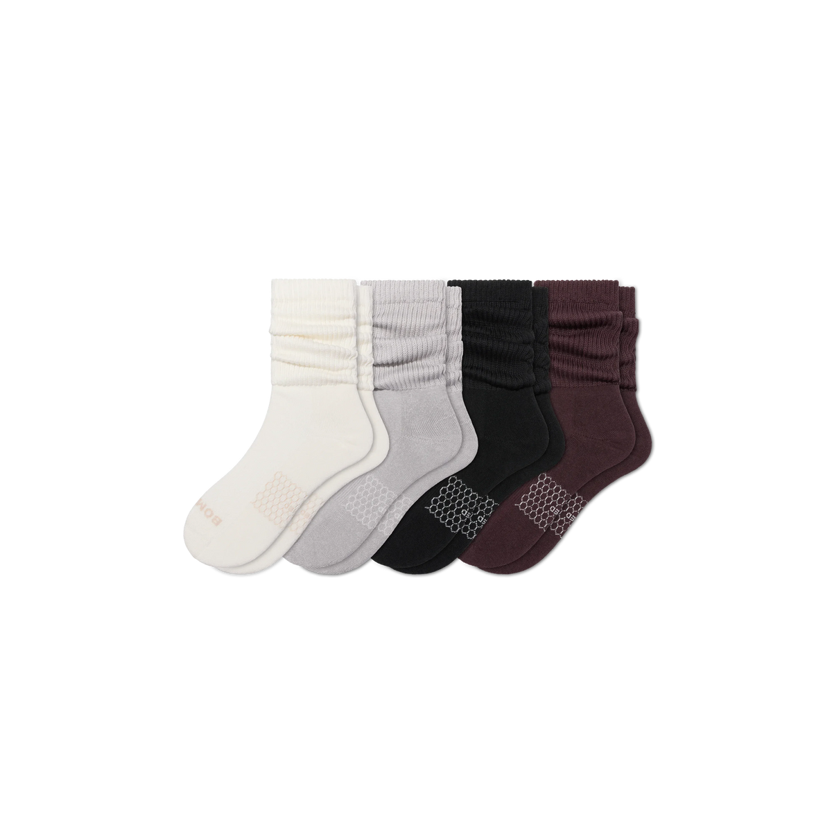 Women's Slouchy Rib Calf Sock 4-Pack