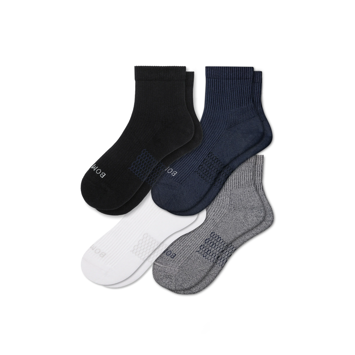Women's Modern Rib Quarter Sock 4-Pack