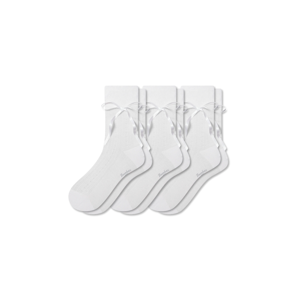 Women’s Pointelle Bow Half Calf Sock 3-Pack