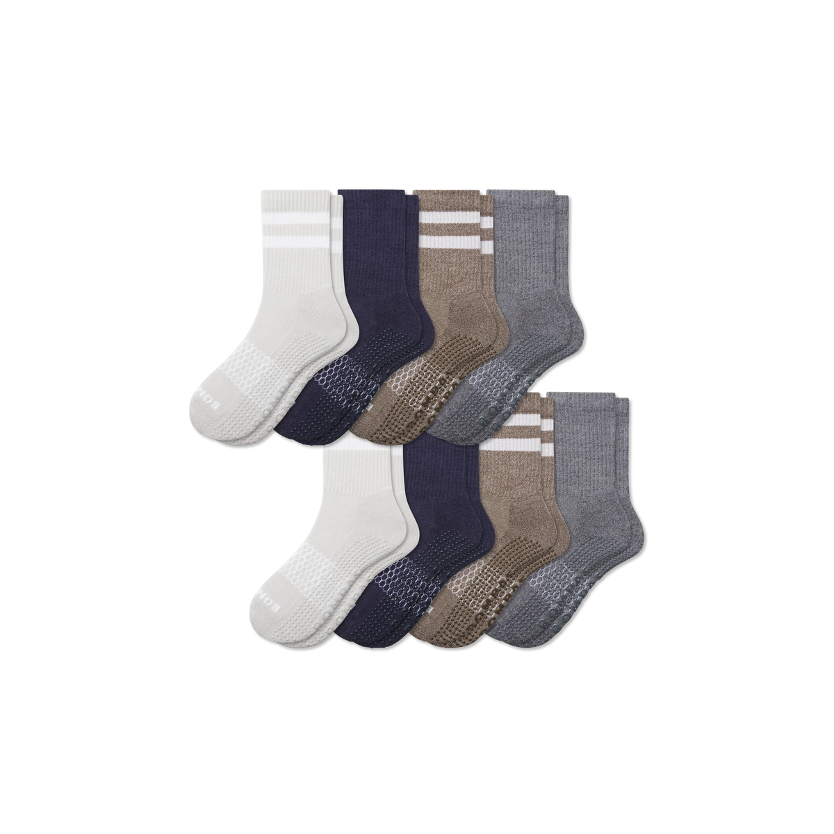 Women's Grippers Half Calf Sock 8-Pack