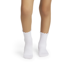 Junior Ruffle Rib Calf Sock 8-Pack