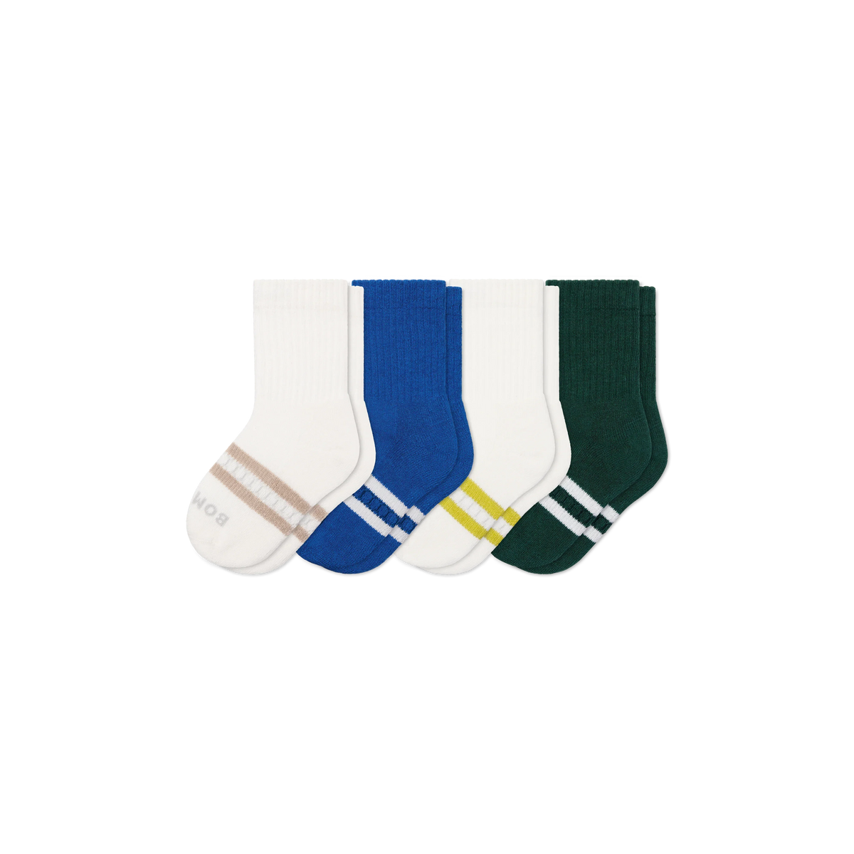 Junior Solids Calf Sock 4-Pack