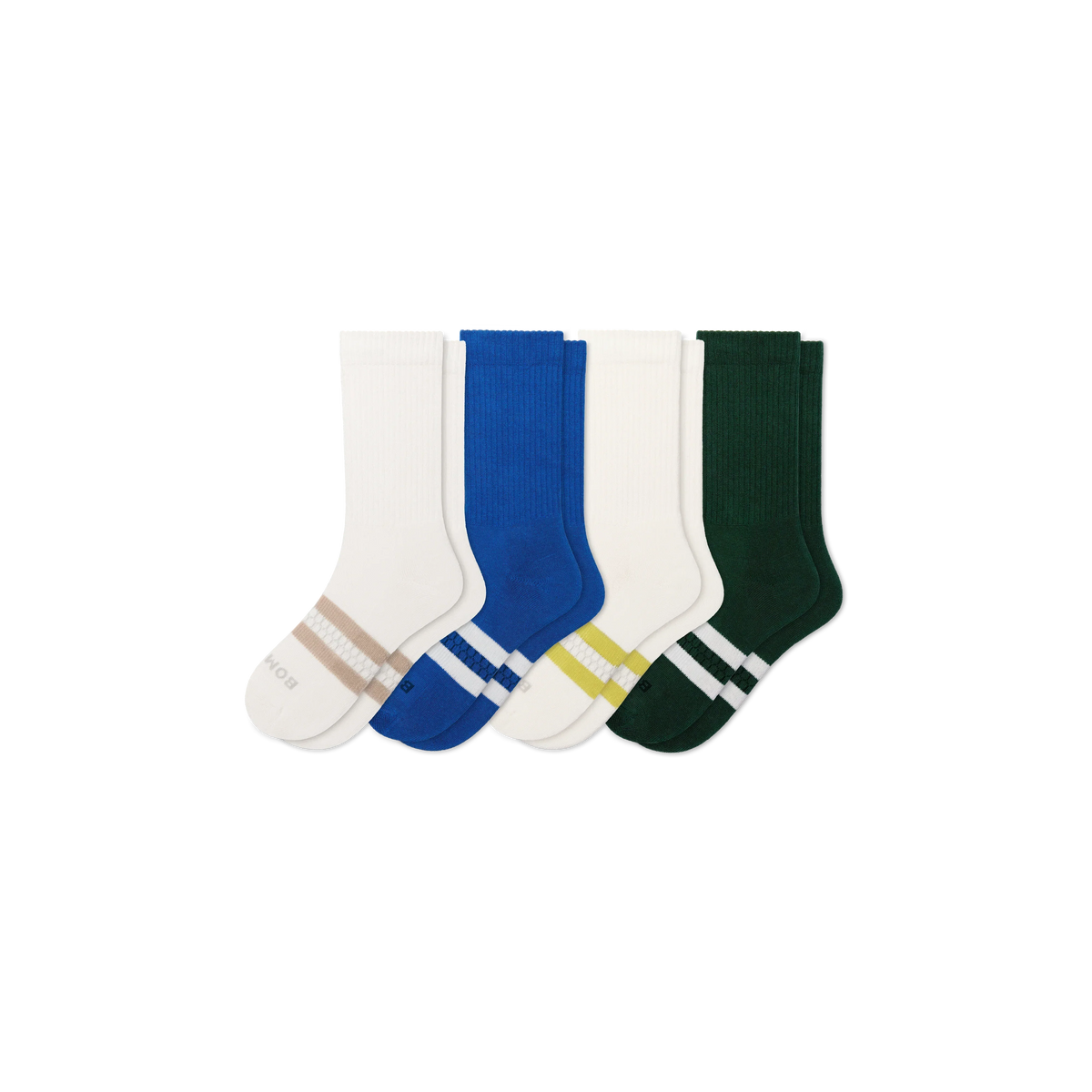 Youth Solids Calf Sock 4-Pack