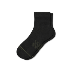 Women's Merino Wool Blend Modern Rib Quarter Socks