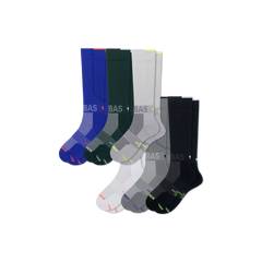 Men's Sport Compression Knee High Sock 6-Pack (20-30mmHg)