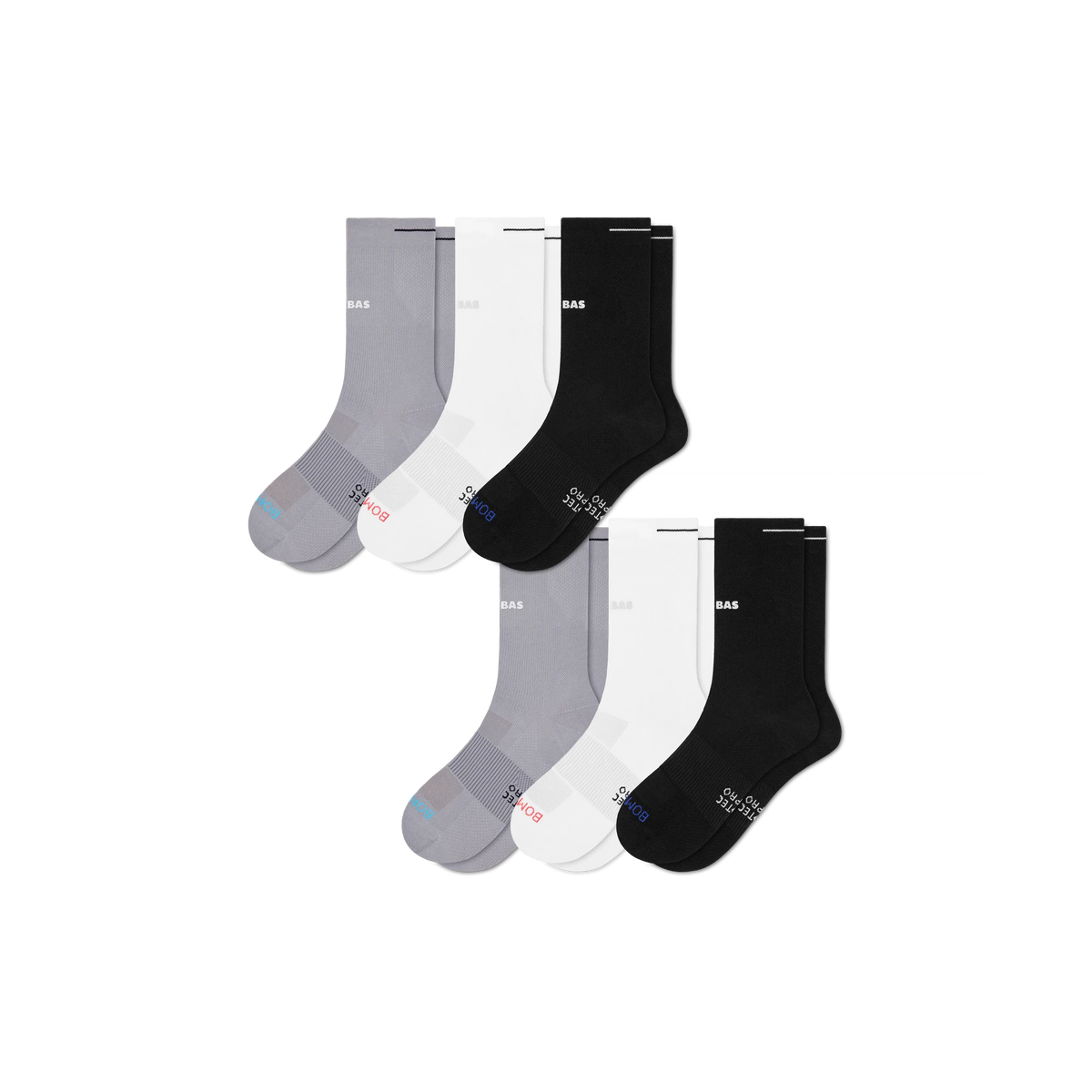 Men's RunPro Half Calf Sock 6-Pack