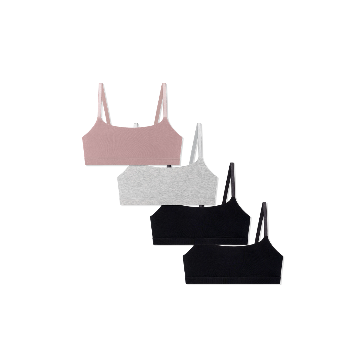 Women's Super Soft Scoop Bralette 4-Pack