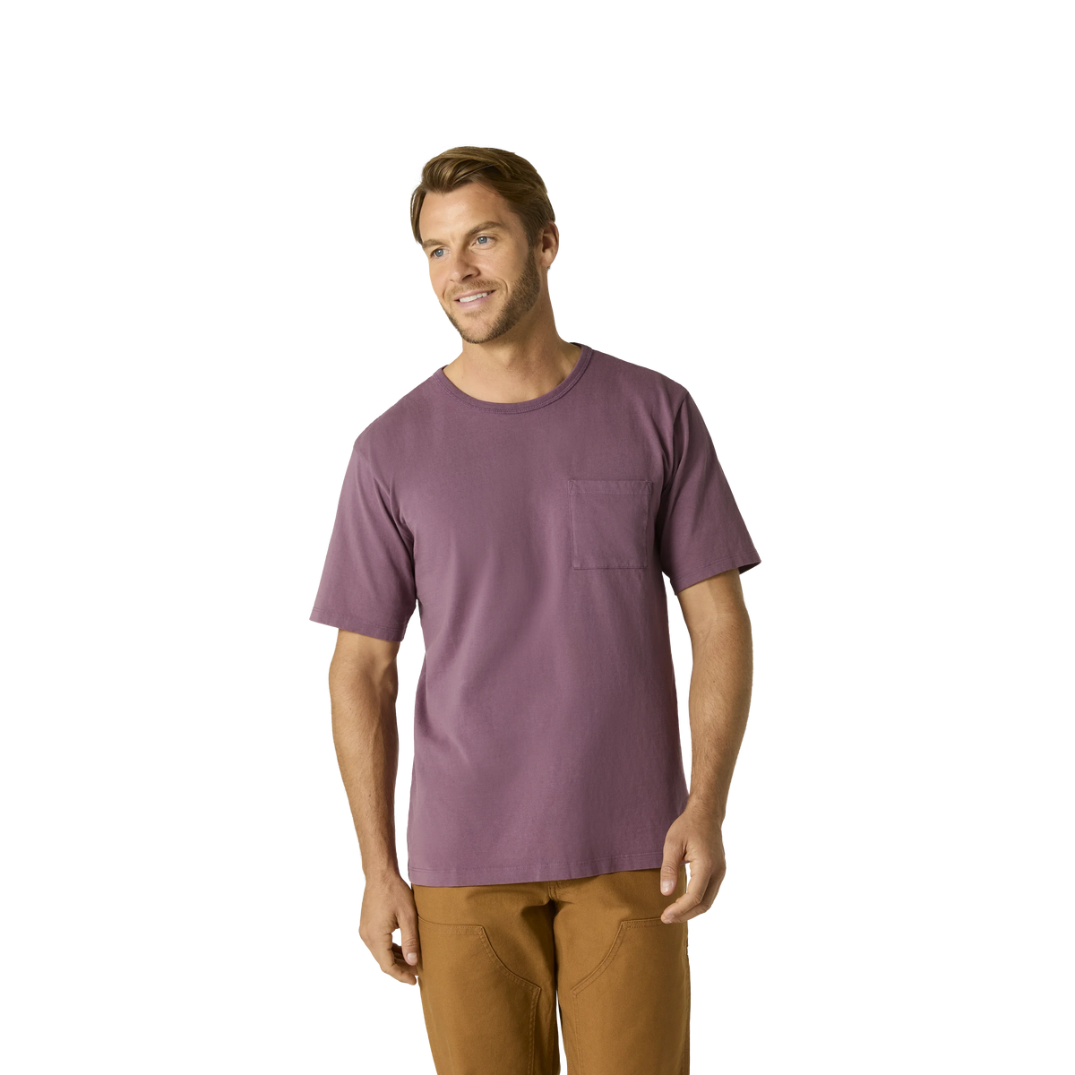 Men’s Premium Weight Pocket Crew Neck T-Shirt