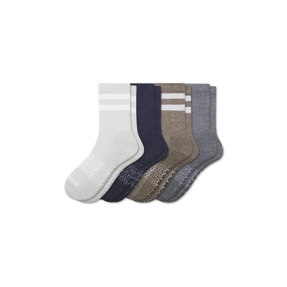 Men's Gripper Half Calf Sock 4-Pack