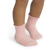 Toddler Ruffle Rib Calf Sock 4-Pack