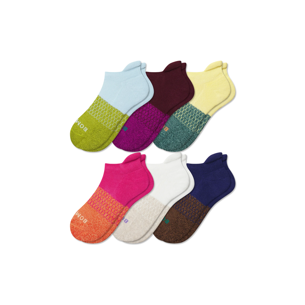 Youth Marl Ankle Sock 6-Pack