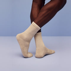 Men's Merino Wool Blend Half Calf Sock 4-Pack