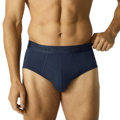 Men's Cotton Modal Blend Flyless Brief 3-Pack