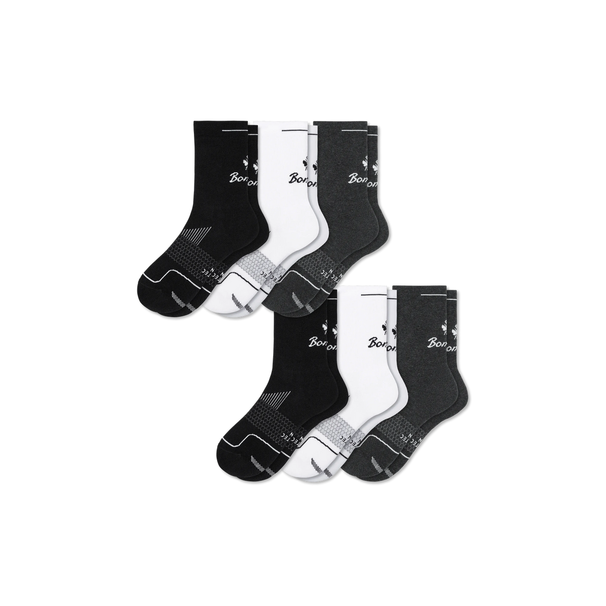 Women's Run Half Calf Sock 6-Pack