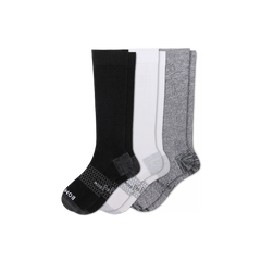 Women's Medical Grade Compression Knee High Sock 3-Pack (20-30mmHg)
