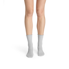 Women's Ruffle Rib Half Calf Sock 4-Pack