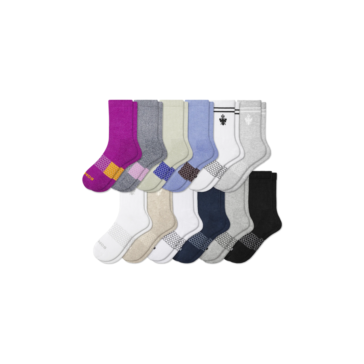 Women's Half Calf Sock 12-Pack