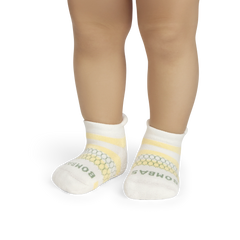 Toddler Stripes Gripper Ankle Sock 4-Pack