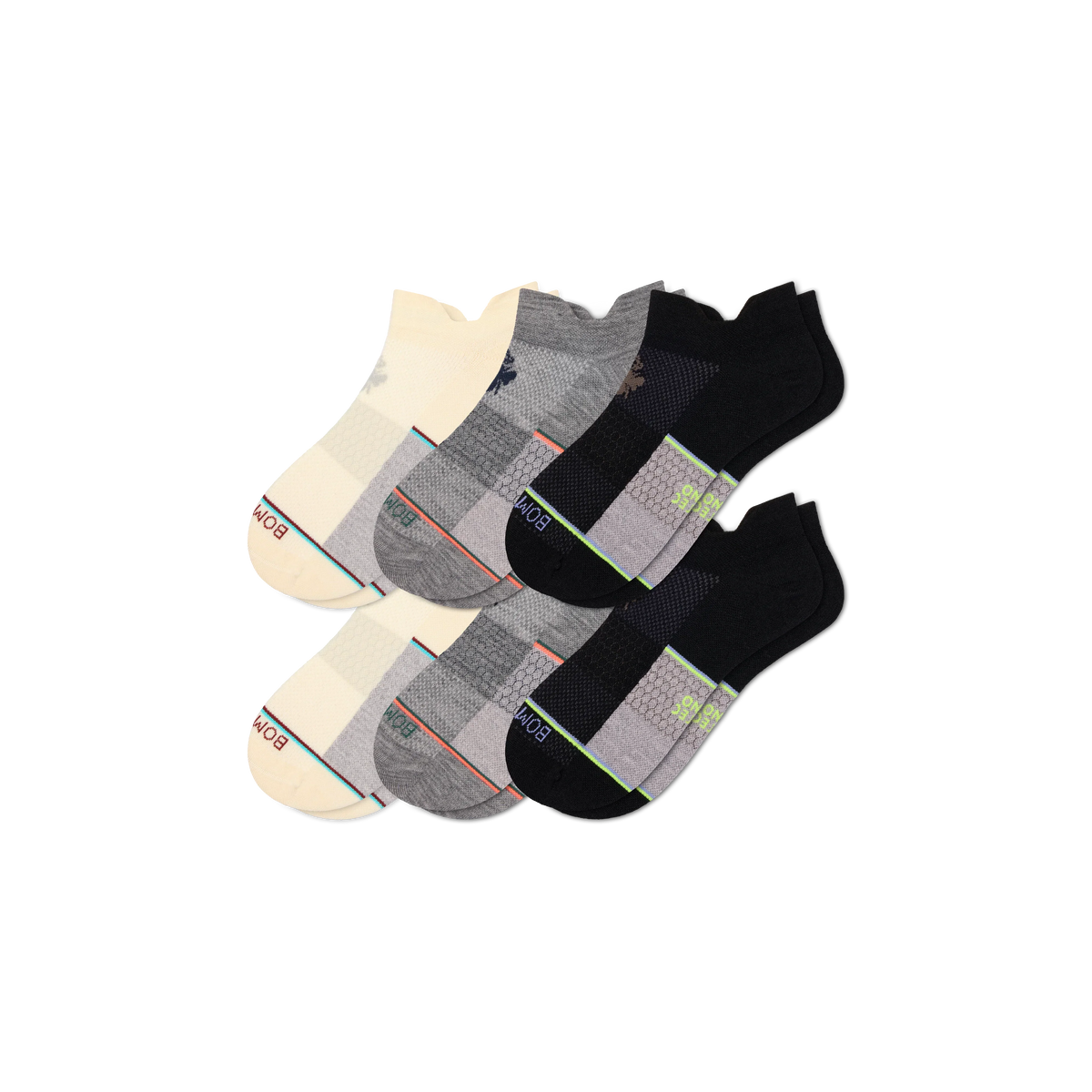 Women's UltraLite Sport Merino Wool Blend Ankle Sock 6-Pack