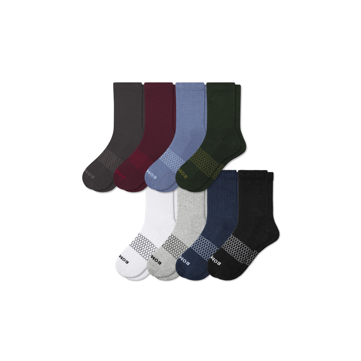 Men's Half Calf Sock 8-Pack