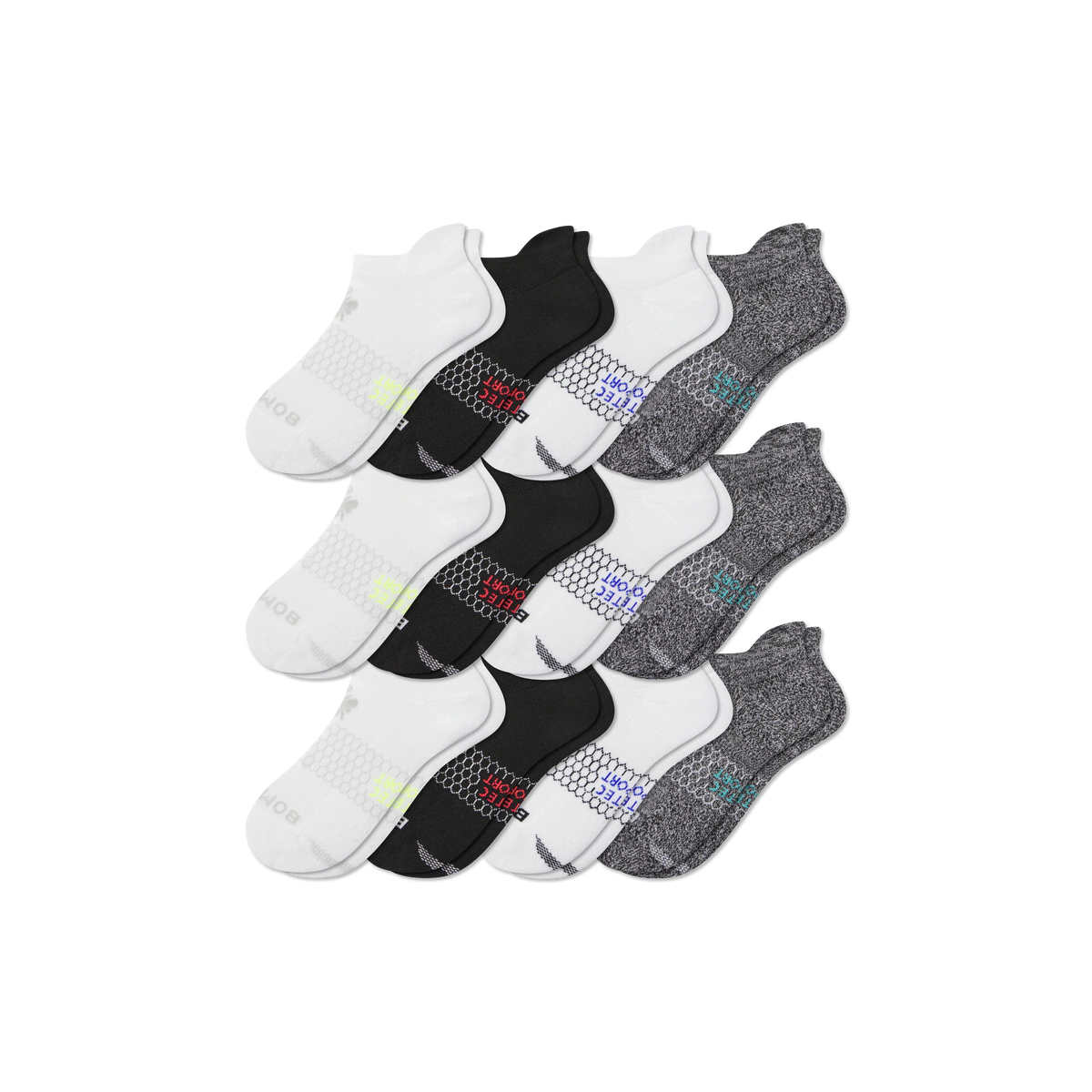 Youth All Sport Ankle Sock 12-Pack