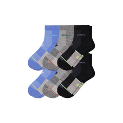 Men's UltraLite Sport Merino Wool Blend Quarter Sock 6-Pack