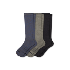 Women's Merino Wool Blend Everyday Compression Knee High Sock 3-Pack (15-20mmHg)