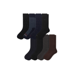 Men's Dress Calf Sock 8-Pack