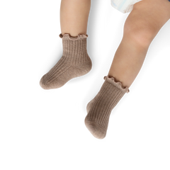 Baby Ruffle Rib Calf Sock 4-Pack (6-12 Months)