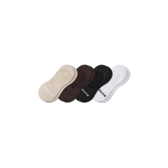 Men's Mid-Cut Cushioned No Show Sock 4-Pack