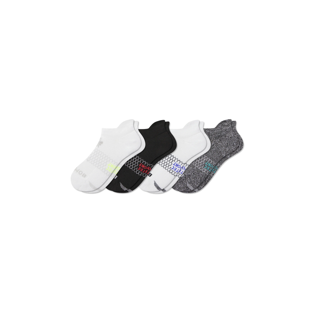 Youth All Sport Ankle Sock 4-Pack