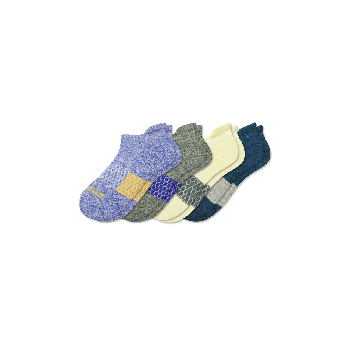Youth Marl Ankle Sock 4-Pack