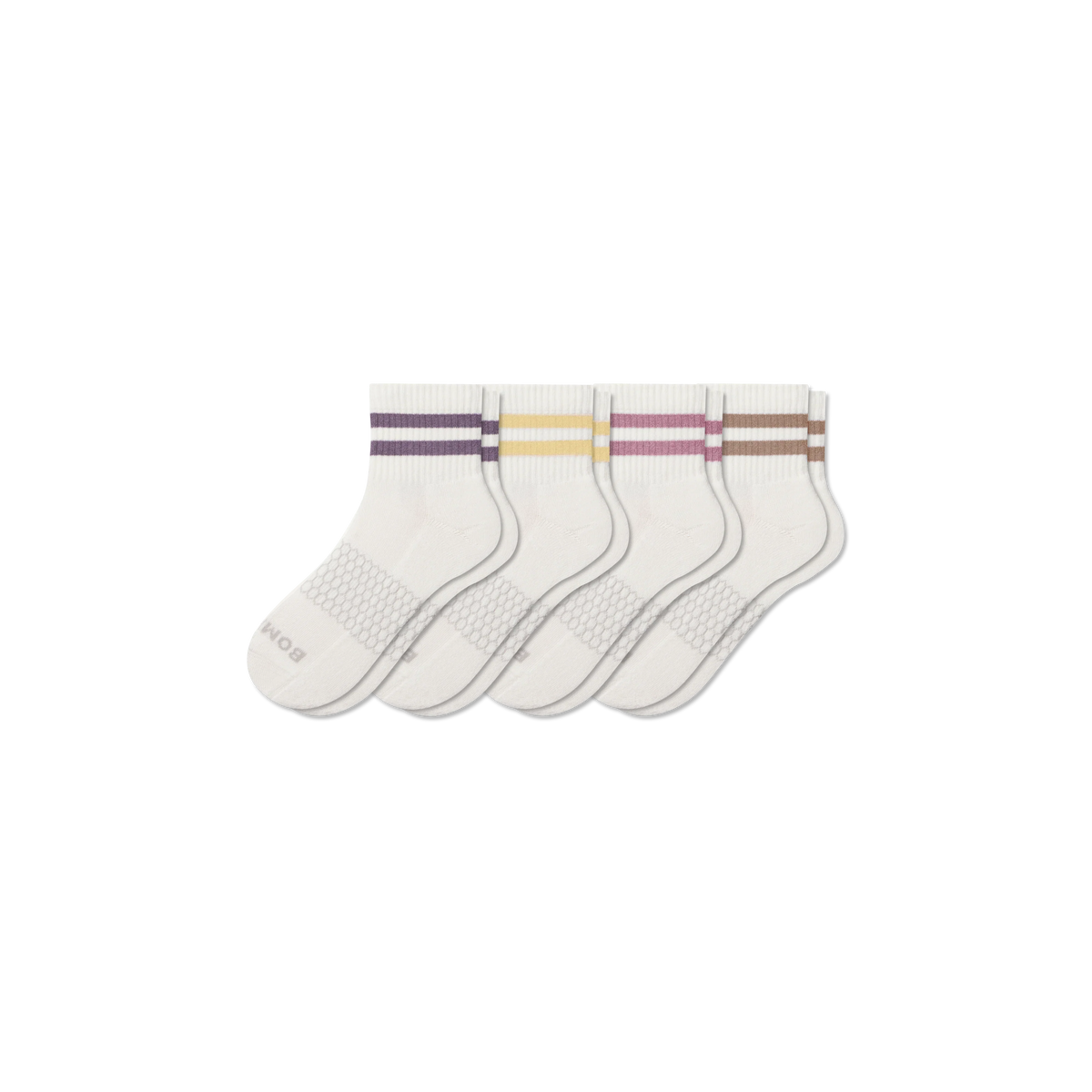 Women's Vintage Stripes Quarter Sock 4-Pack