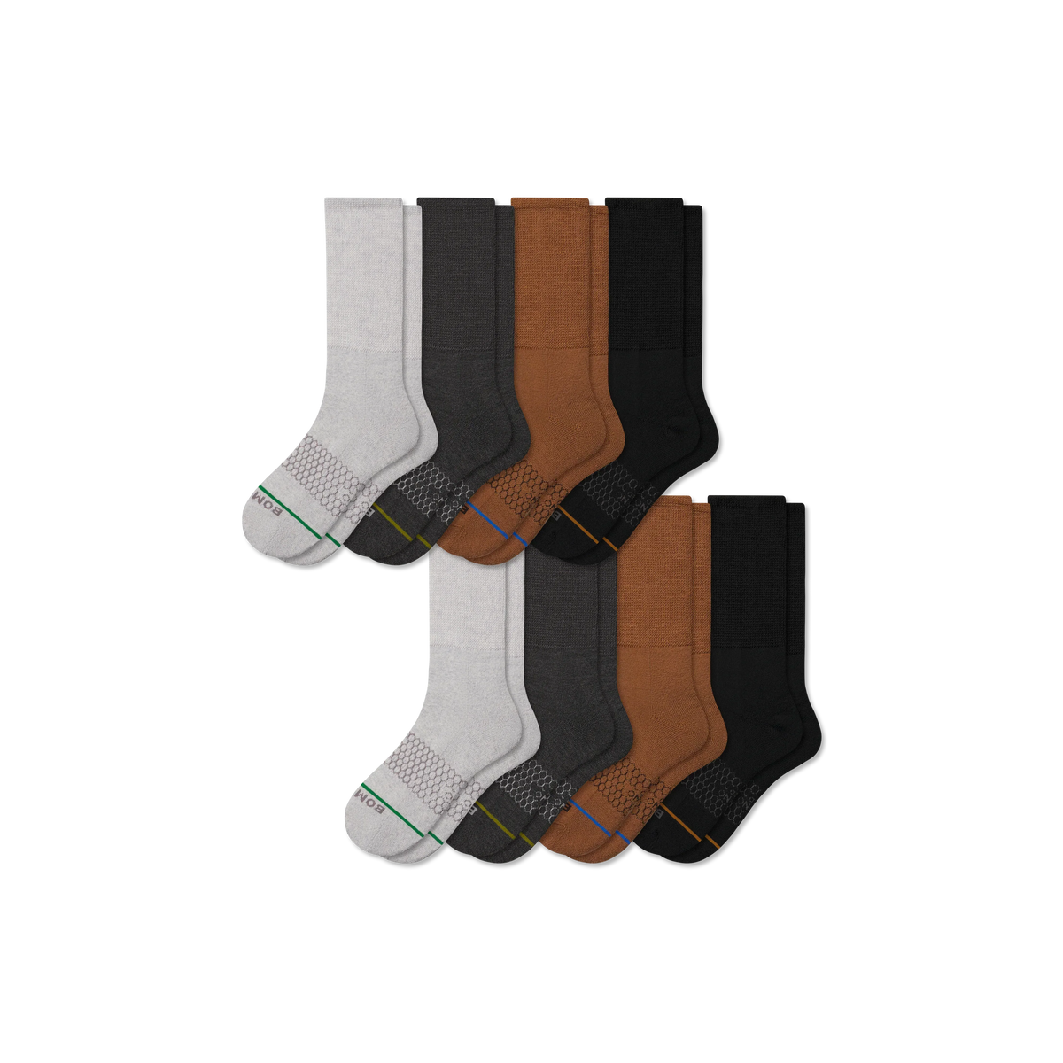 Women's Merino Blend Ultra-Stretch Calf Sock 8-Pack