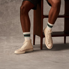 Men's Vintage Stripes Half Calf Socks