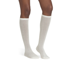 Women's Pointelle Knee High Socks