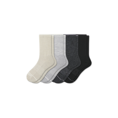 Men's Merino Wool Blend Half Calf Sock 4-Pack