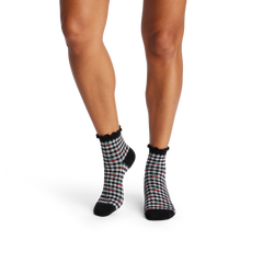 Women's Ruffle Rib Quarter Sock 4-Pack