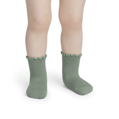 Toddler Ruffle Rib Calf Sock 8-Pack